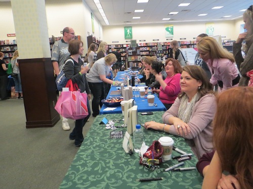 author signing table