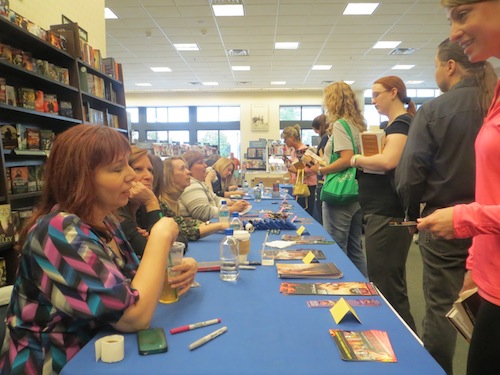 author signing table