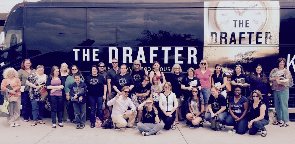 roadies at tour bus